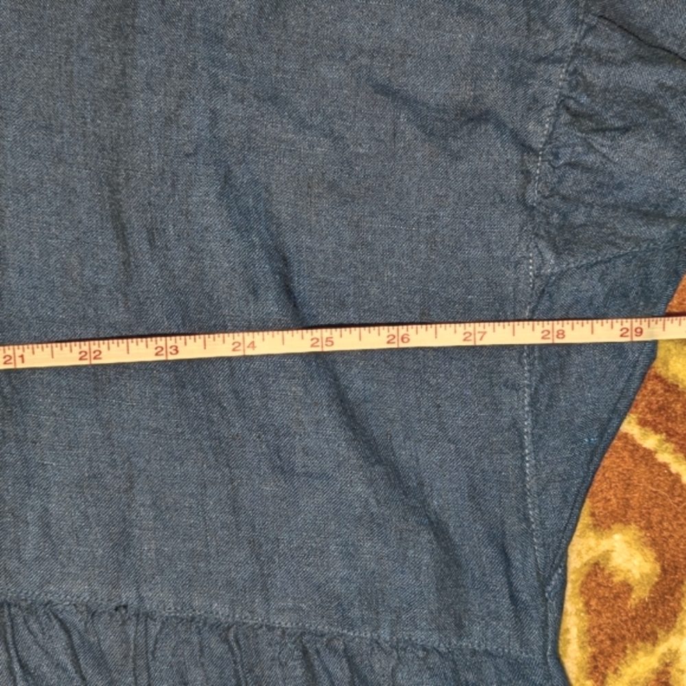 Gudrun Sjoden Blue Organic Linen Maxi Dress - Picture 9 of 14